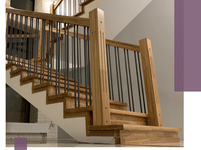 Реставрация деревянных и металлических лестниц в Вятских Поляне