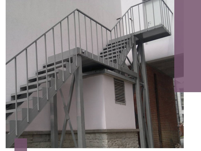 Монтаж пожарных лестниц под ключ в Вятских Поляне с гарантией качества