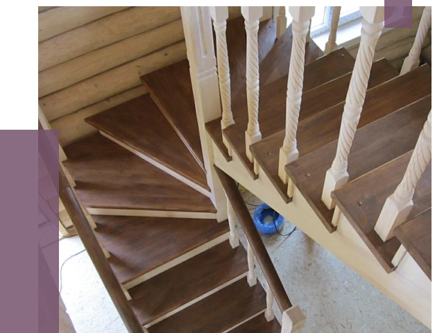 Реставрация деревянных лестниц в Вятских Поляне от 4263 руб.