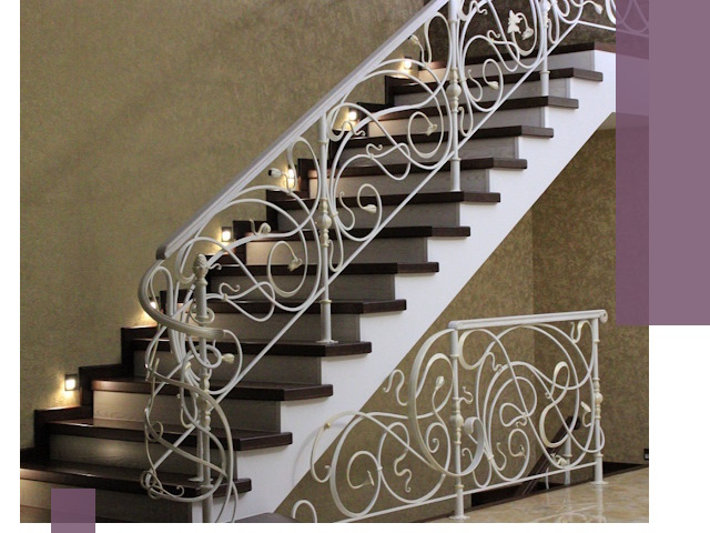 Кованые лестницы под ключ в Вятских Поляне — изготовление и монтаж