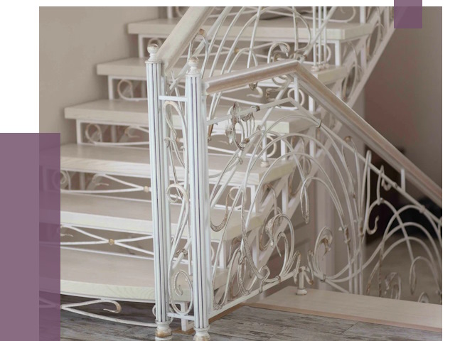 Изготовление кованых лестниц на заказ в Вятских Поляне от 86275 руб. | ПРОЛЁТ-Втс