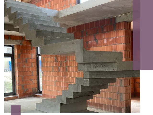 Изготовление бетонных лестниц под ключ в Вятских Поляне