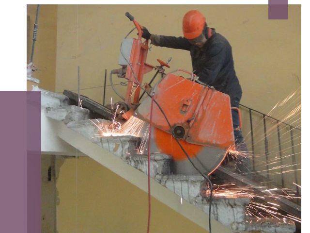 Демонтаж бетонных лестниц в Вятских Поляне от 4568 руб. за м2 | ПРОЛЁТ-Втс