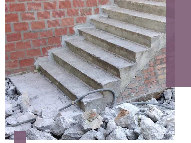 Демонтаж бетонных лестниц в Вятских Поляне: быстро и безопасно