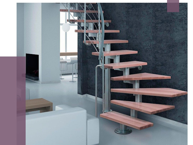 Модульные лестницы в Вятских Поляне от 16748 руб. — купить в ПРОЛЁТ-Втс