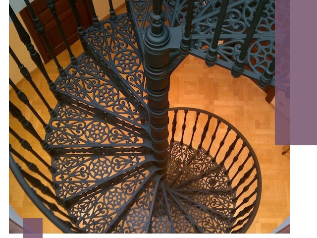 Винтовые лестницы под ключ в Вятских Поляне: производство и монтаж