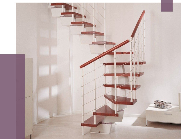 Изготовление лестниц на больцах в Вятских Поляне от 9643 руб. | ПРОЛЁТ-Втс