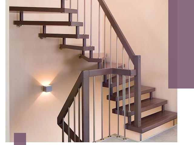 Изготовление лестниц на больцах в Вятских Поляне под ключ