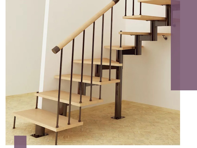 Монтаж лестниц на больцах в Вятских Поляне — быстро и надежно