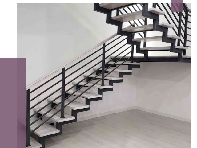 Лестницы на металлокаркасе под ключ в Вятских Поляне от 12688 руб. | ПРОЛЁТ-Втс