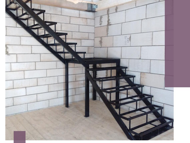 Лестницы на металлокаркасе под ключ в Вятских Поляне — изготовление и монтаж