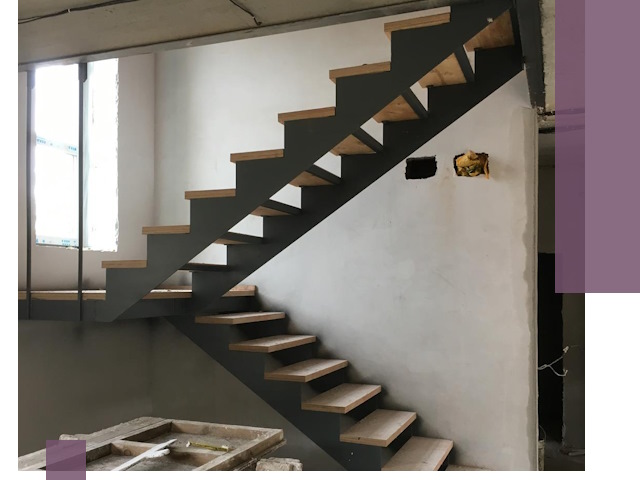 Изготовление лестниц на металлокаркасе в Вятских Поляне от производителя