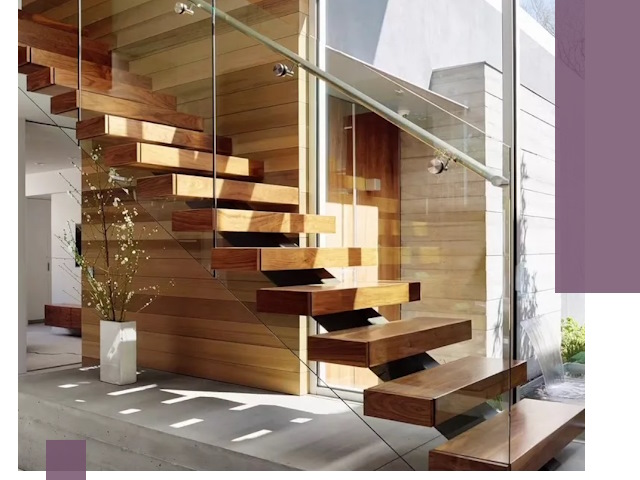 Современные лестницы на заказ в Вятских Поляне — изготовление и монтаж