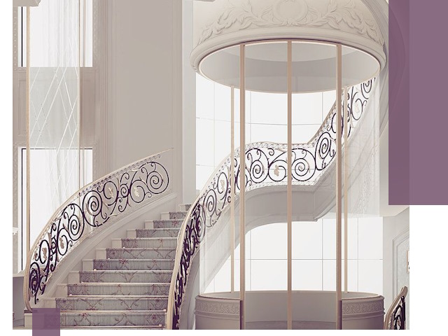 Элитные лестницы на заказ высокого класса в Вятских Поляне