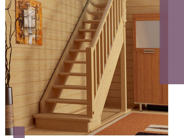 Лестницы эконом класса под ключ в Вятских Поляне — недорого и быстро