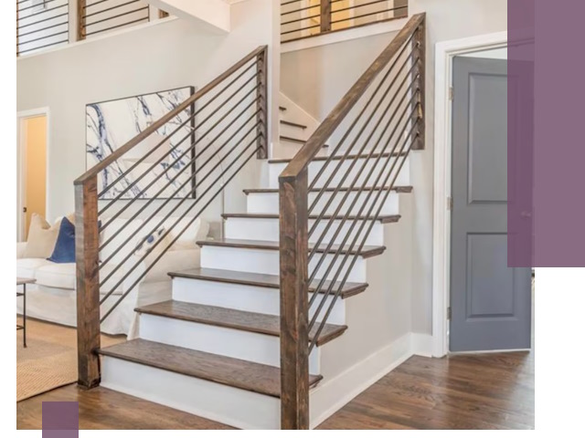 Лестницы для коттеджа под ключ в Вятских Поляне — изготовление и монтаж