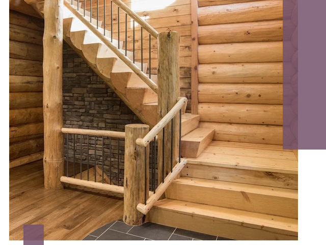 Лестницы в баню под заказ и профессиональный монтаж в Вятских Поляне