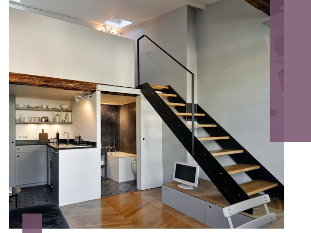 Лестницы на антресоль под ключ в Вятских Поляне — изготовление и монтаж