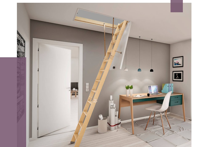 Чердачные лестницы в Вятских Поляне — от 14464 руб. | ПРОЛЁТ-Втс