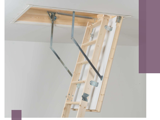 Установка чердачной лестницы под ключ в Вятских Поляне