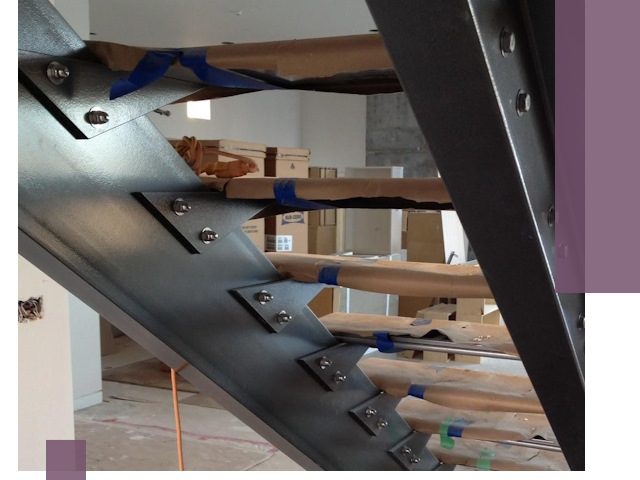 Усиление лестничных конструкций и усиление опор в Вятских Поляне