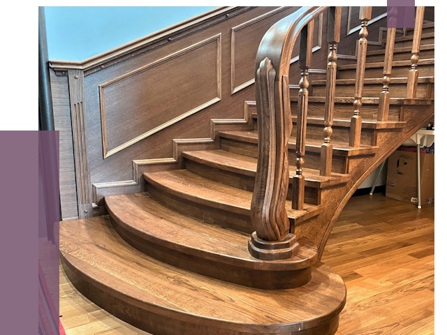 Дубовые лестницы под ключ в Вятских Поляне от 175088 руб. — ПРОЛЁТ-Втс