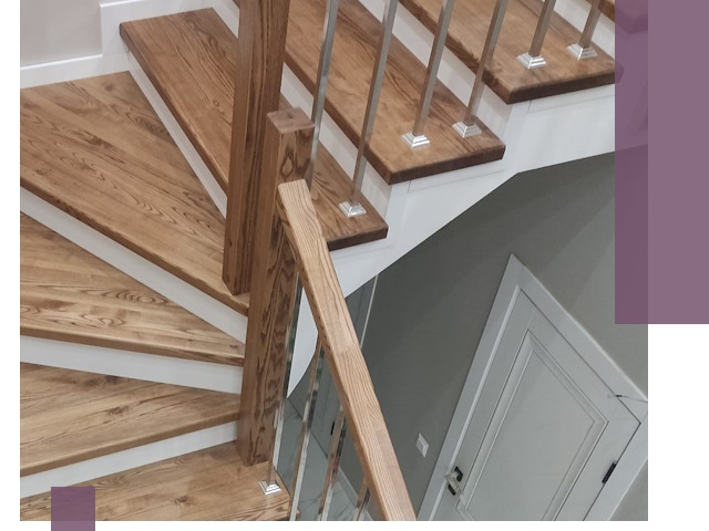 Обшивка металлических лестниц под ключ в Вятских Поляне