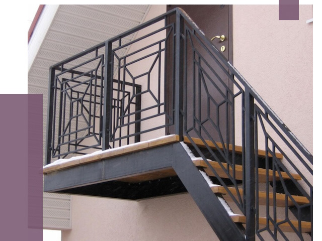 Металлические перила в Вятских Поляне от 4263 руб.  | ПРОЛЁТ-Втс