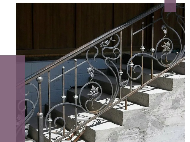 Кованые перила в Вятских Поляне от 8628 руб. под ключ — качество от ПРОЛЁТ-Втс