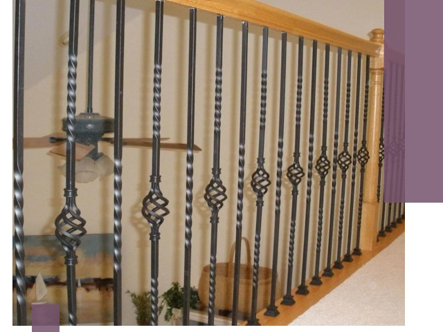 Изготовление и монтаж кованных перил в Вятских Поляне под ключ