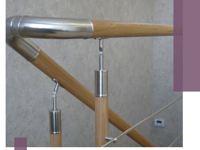 Комбинированные перила на заказ в Вятских Поляне — монтаж и производство