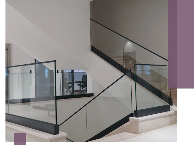 Стеклянные перила премиум-класса с установкой в Вятских Поляне