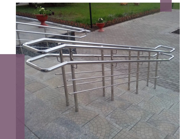 Перила для инвалидов в Вятских Поляне от 7531 руб. под ключ | ПРОЛЁТ-Втс