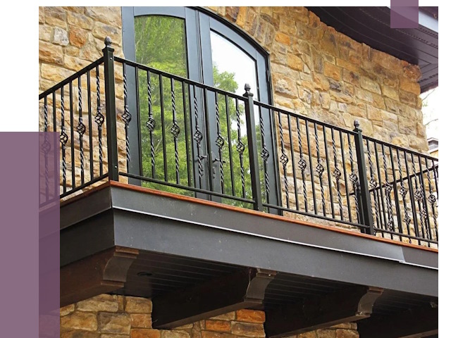 Балконные ограждения в Вятских Поляне от 7968 руб. — купить | ПРОЛЁТ-Втс