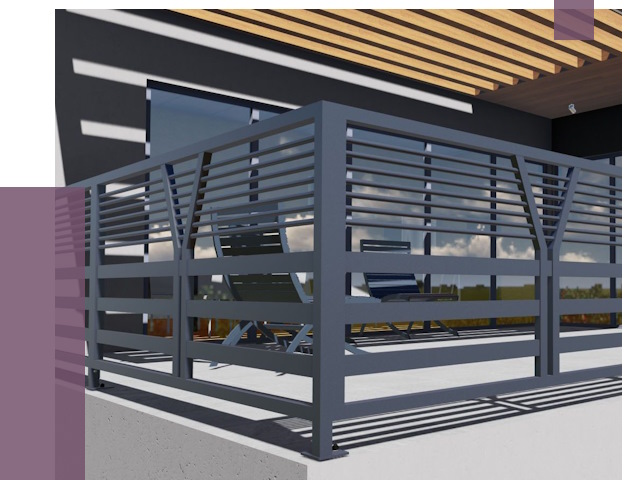 Изготовление балконных ограждений в Вятских Поляне от 10658 руб. | ПРОЛЁТ-Втс