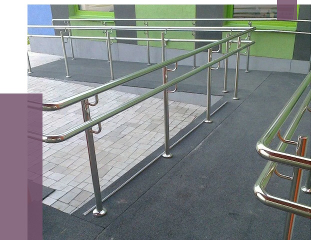 Ограждения пандусов в Вятских Поляне от 4314 руб. монтаж | ПРОЛЁТ-Втс