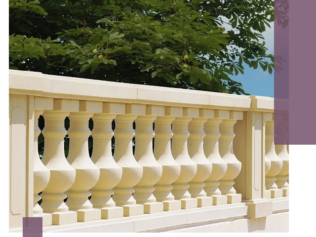 Установка балюстрады в Вятских Поляне: изготовление и монтаж под ключ