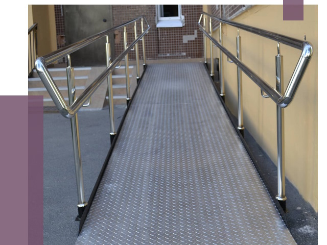 Пандусы в Вятских Поляне от 12180 руб. — установка для инвалидов | ПРОЛЁТ-Втс