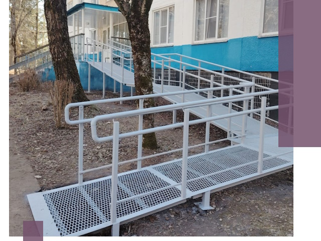 Пандусы под ключ в Вятских Поляне: изготовление, монтаж и демонтаж