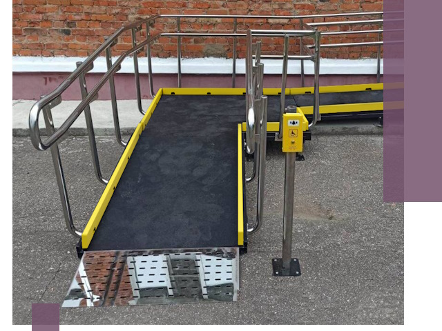 Изготовление наклонных пандусов для инвалидов в Вятских Поляне