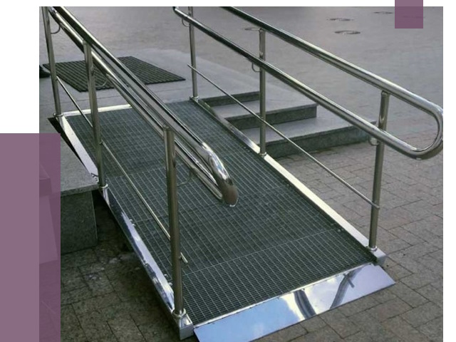 Монтаж пандусов для инвалидов в Вятских Поляне от 8546 руб. под ключ | ПРОЛЁТ-Втс