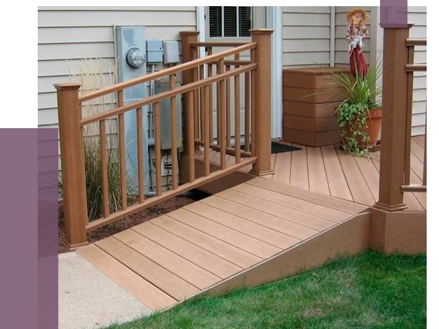 Пандус на крыльцо в Вятских Поляне под ключ от 7714 руб.