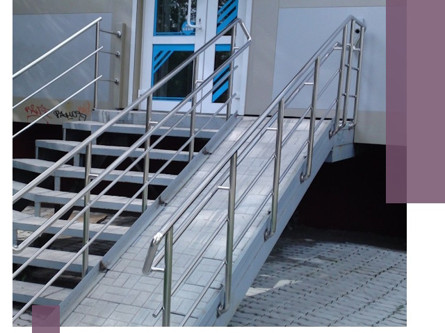 Пандус на крыльцо под ключ в Вятских Поляне: монтаж и изготовление