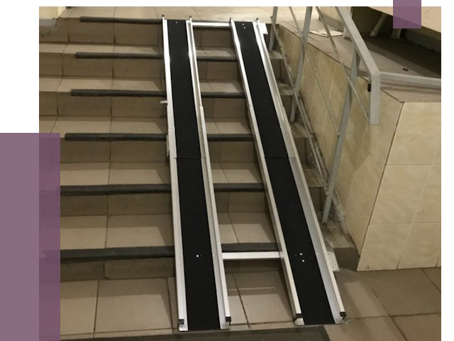 Установка пандуса в подъезд в Вятских Поляне от 7917 руб. под ключ | ПРОЛЁТ-Втс