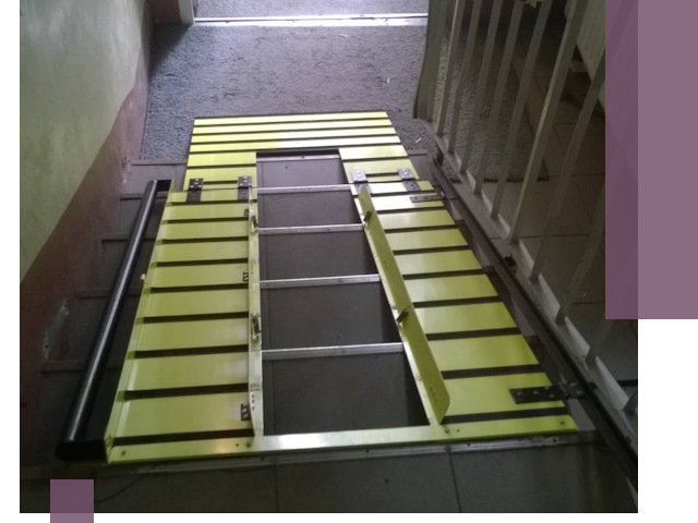 Профессиональный монтаж пандуса в подъезд в Вятских Поляне