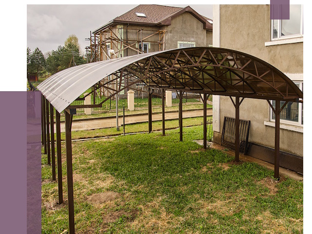 Демонтаж навесов в Вятских Поляне от 4568 руб. — разборка и вывоз | ПРОЛЁТ-Втс