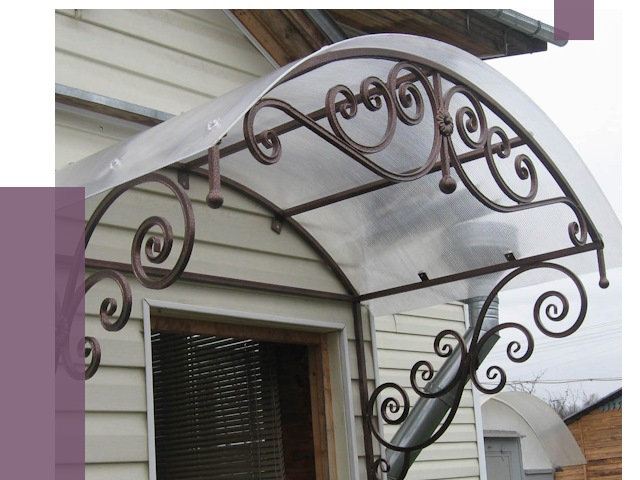 Изготовление козырьков в Вятских Поляне от 7308 руб. — заказать | ПРОЛЁТ-Втс