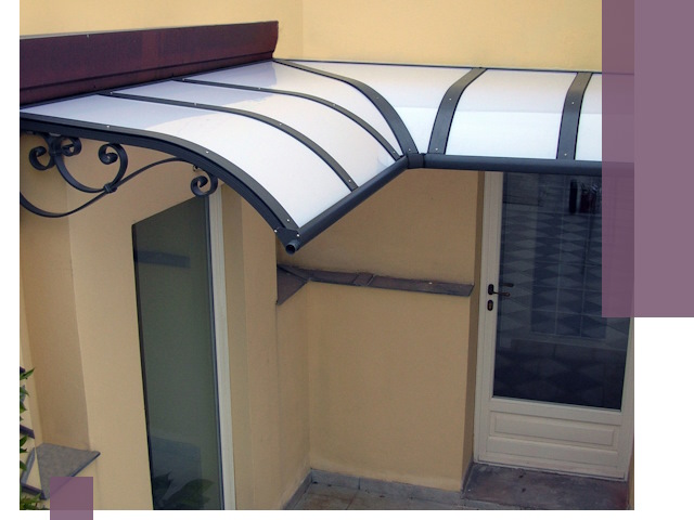 Монтаж козырьков любой сложности в Вятских Поляне под ключ