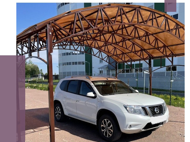 Недорогие навесы в Вятских Поляне от 42630 руб.  | ПРОЛЁТ-Втс