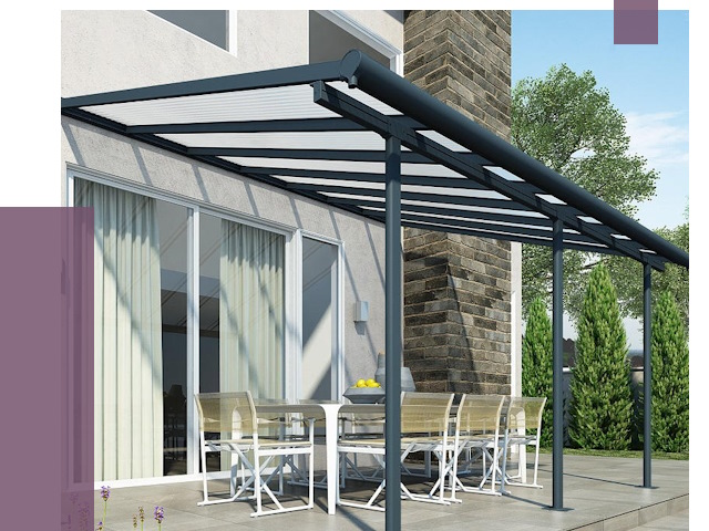 Навесы пристенные в Вятских Поляне от 9034 руб. — монтаж и установка | ПРОЛЁТ-Втс